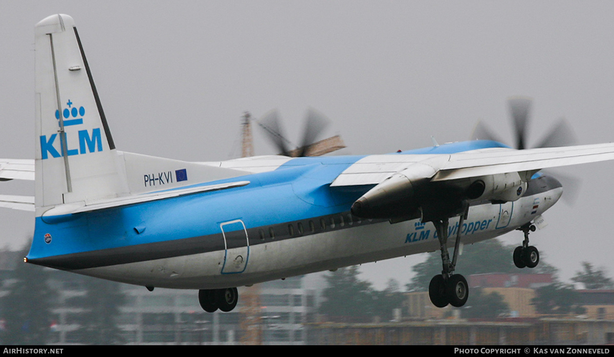 Aircraft Photo of PH-KVI | Fokker 50 | KLM Cityhopper | AirHistory.net #382379