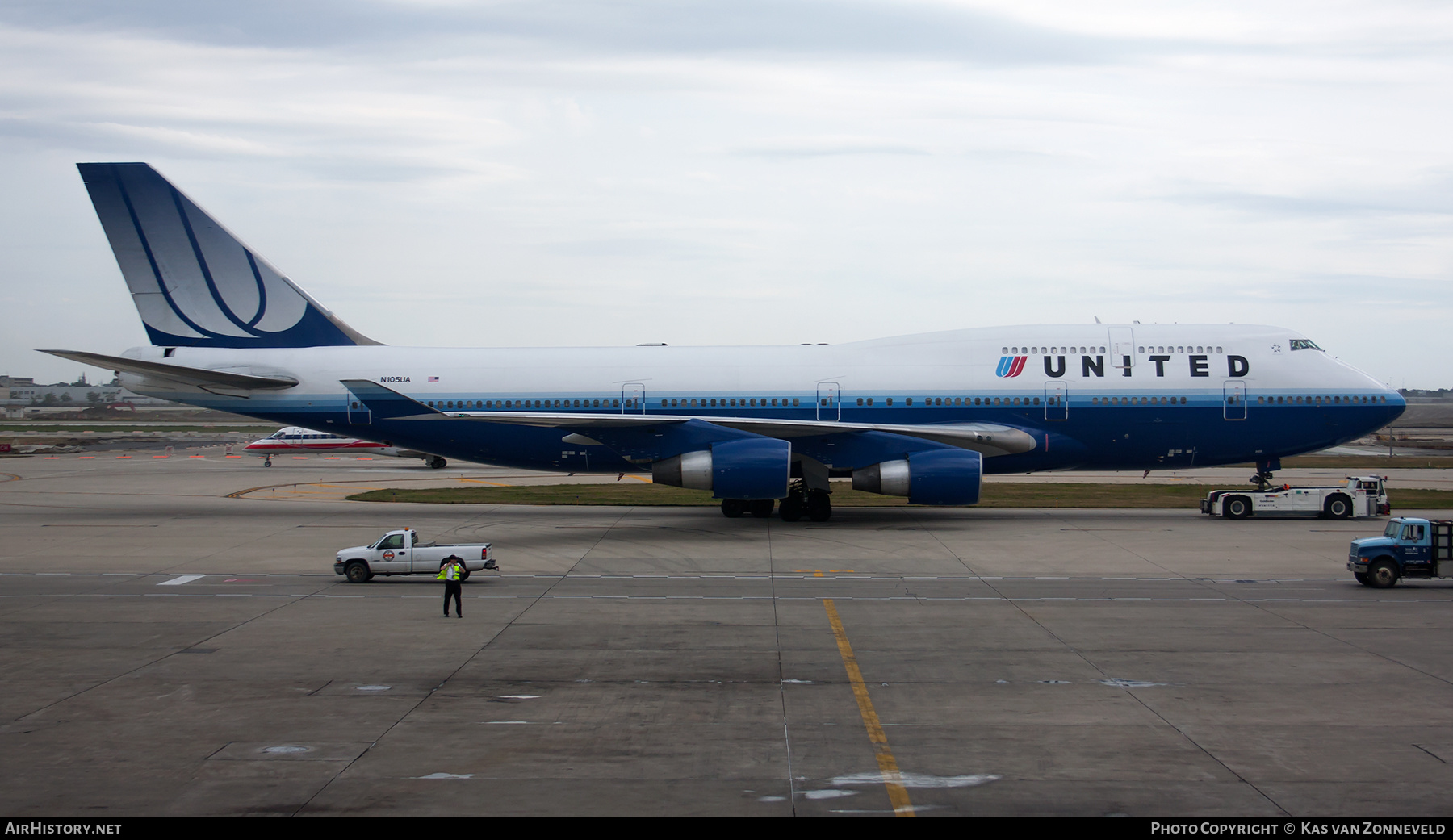 Aircraft Photo of N105UA | Boeing 747-451 | United Airlines | AirHistory.net #382382