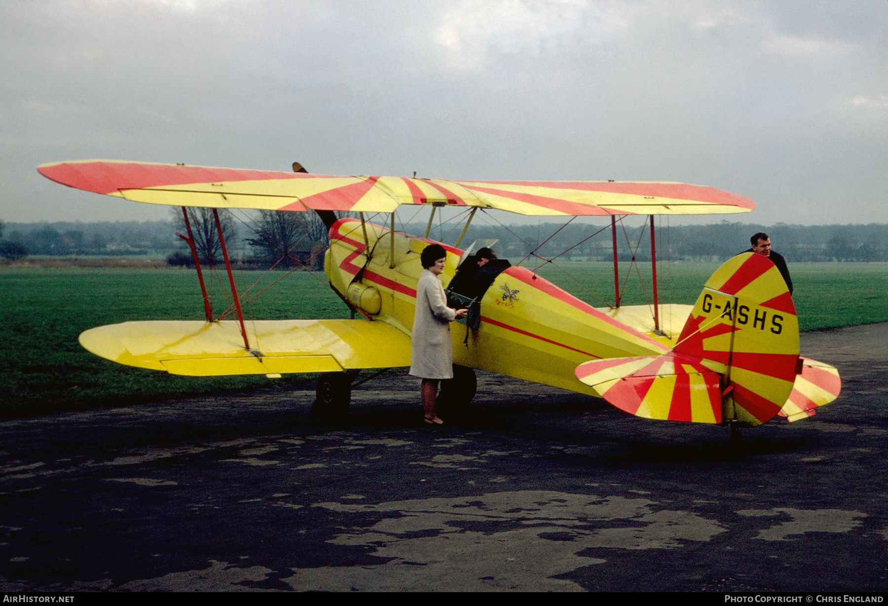 Aircraft Photo of G-ASHS | Stampe-Vertongen SV-4C | The Tiger Club | AirHistory.net #382391