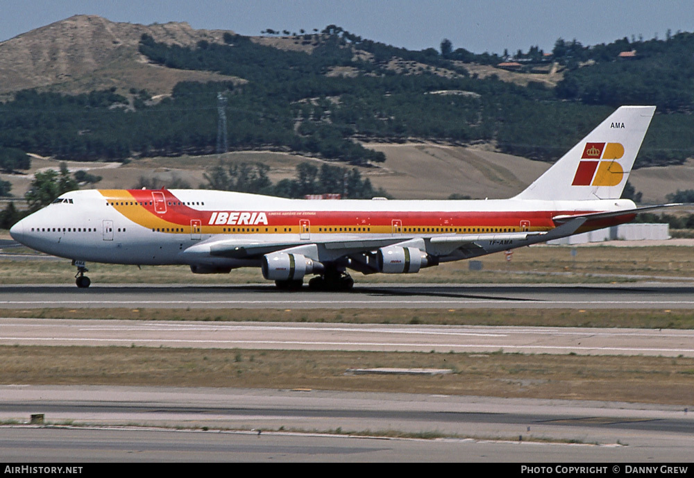 Aircraft Photo of TF-AMA | Boeing 747-412 | Iberia | AirHistory.net #382447