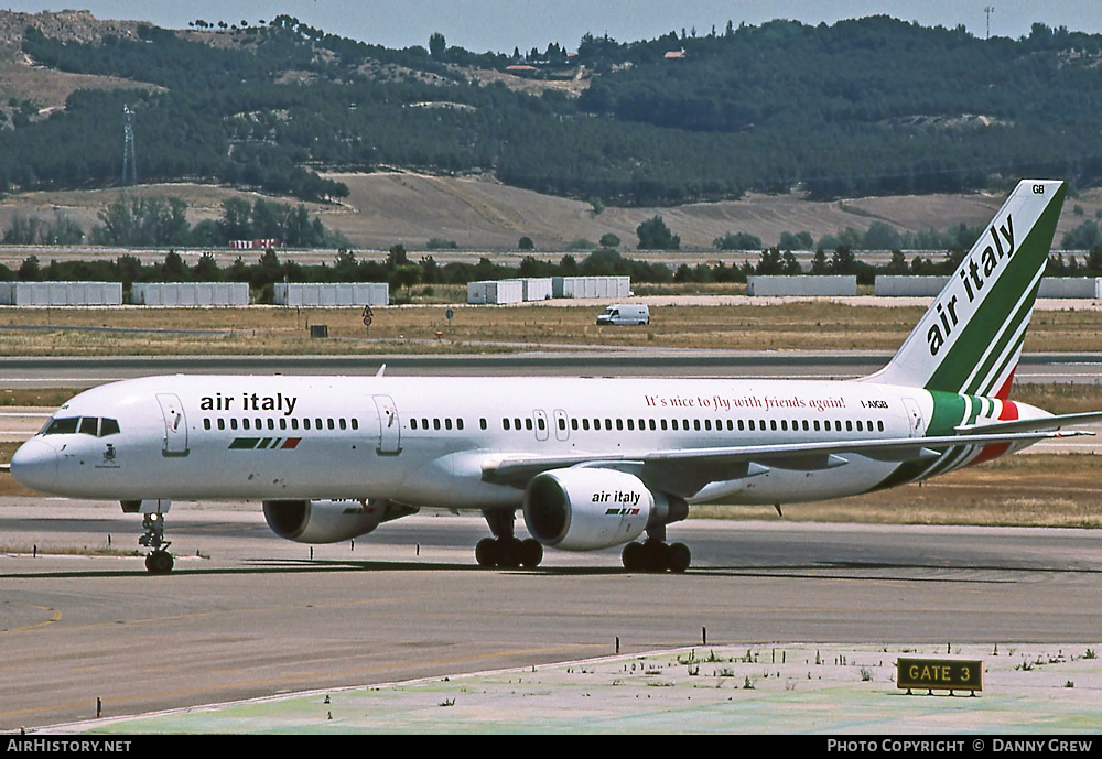 Aircraft Photo of I-AIGB | Boeing 757-230 | Air Italy | AirHistory.net #382458
