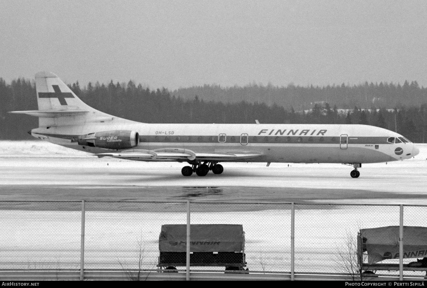 Aircraft Photo of OH-LSD | Sud SE-210 Caravelle 10B3 Super B | Finnair | AirHistory.net #382475