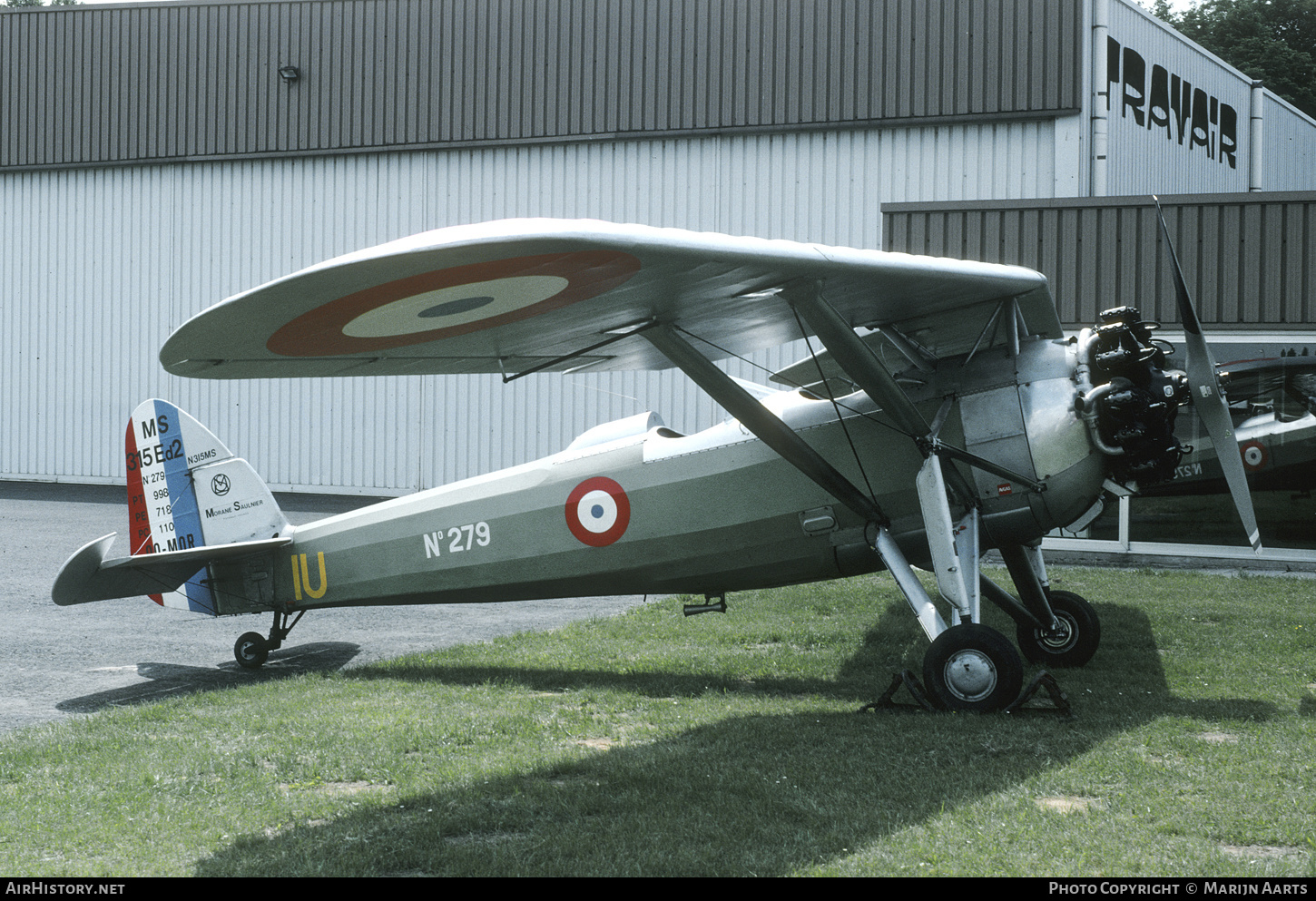 Aircraft Photo of OO-MOR / N315MS / 279 | Morane-Saulnier MS-317 | France - Air Force | AirHistory.net #382479