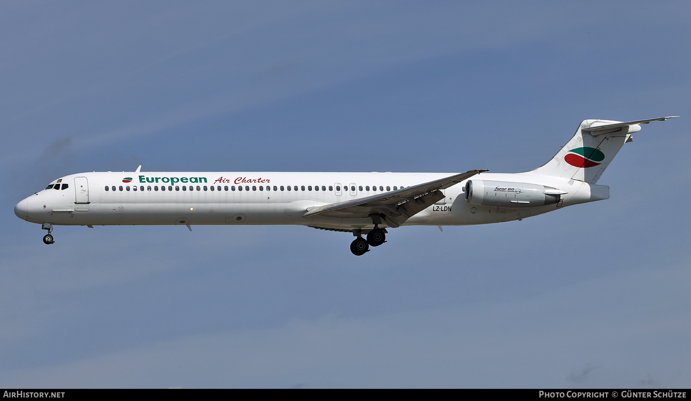 Aircraft Photo of LZ-LDN | McDonnell Douglas MD-82 (DC-9-82) | European Air Charter | AirHistory.net #382482