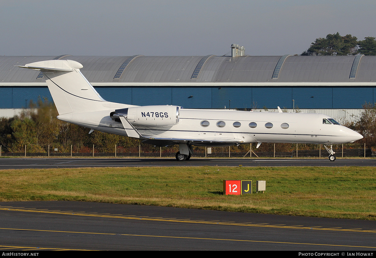 Aircraft Photo of N478GS | Gulfstream Aerospace G-IV Gulfstream IV-SP | AirHistory.net #382486