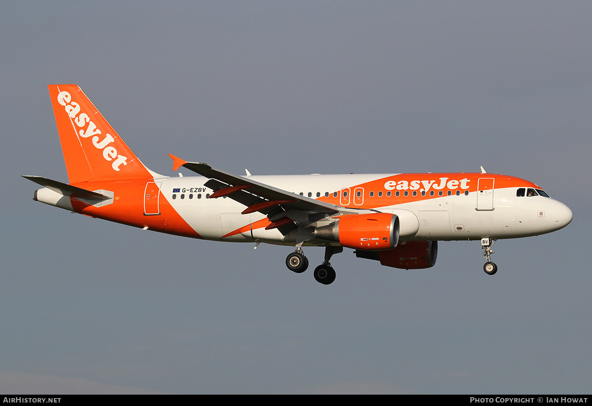 Aircraft Photo of G-EZBV | Airbus A319-111 | EasyJet | AirHistory.net #382488