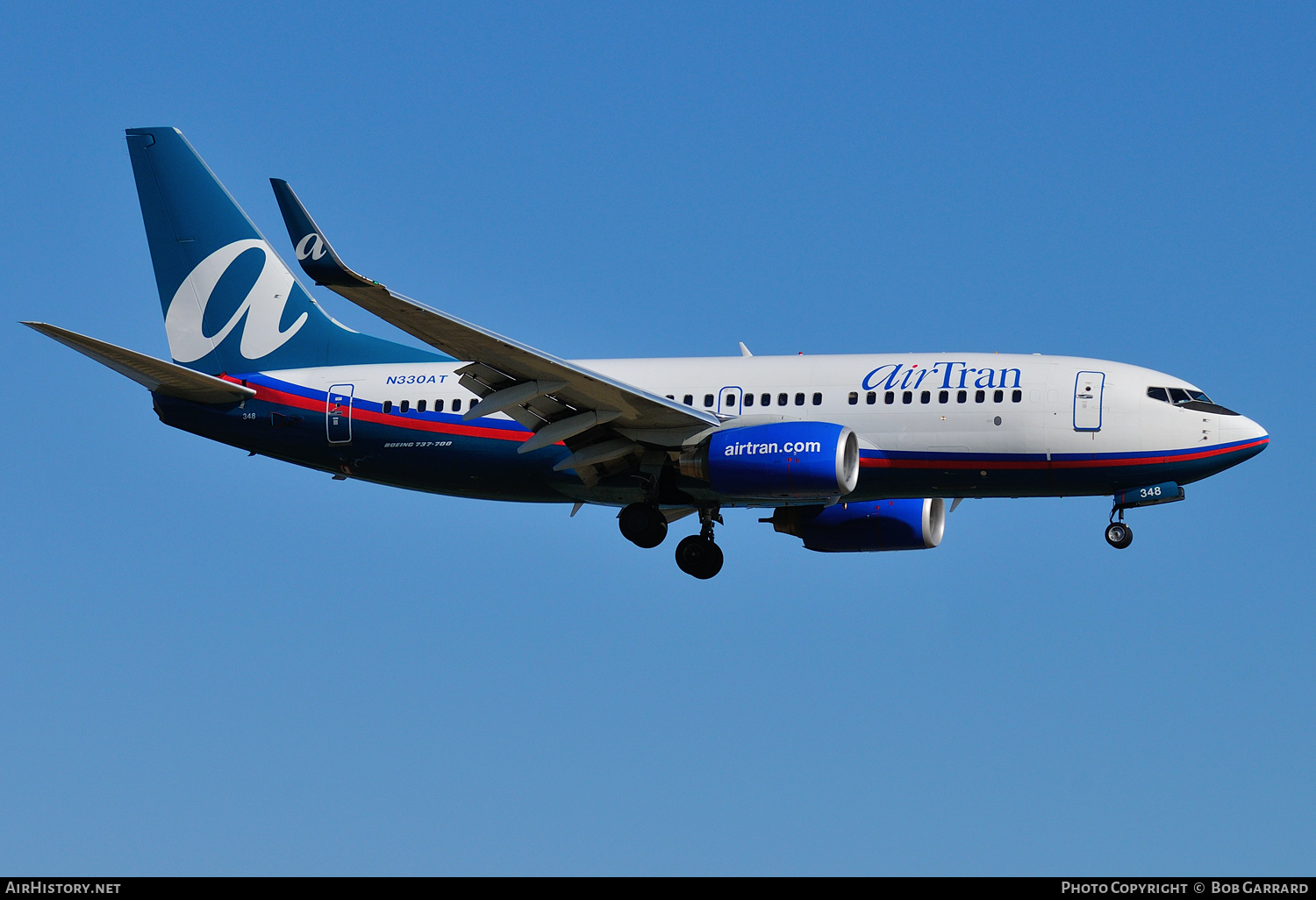 Aircraft Photo of N330AT | Boeing 737-7BD | AirTran | AirHistory.net #382490