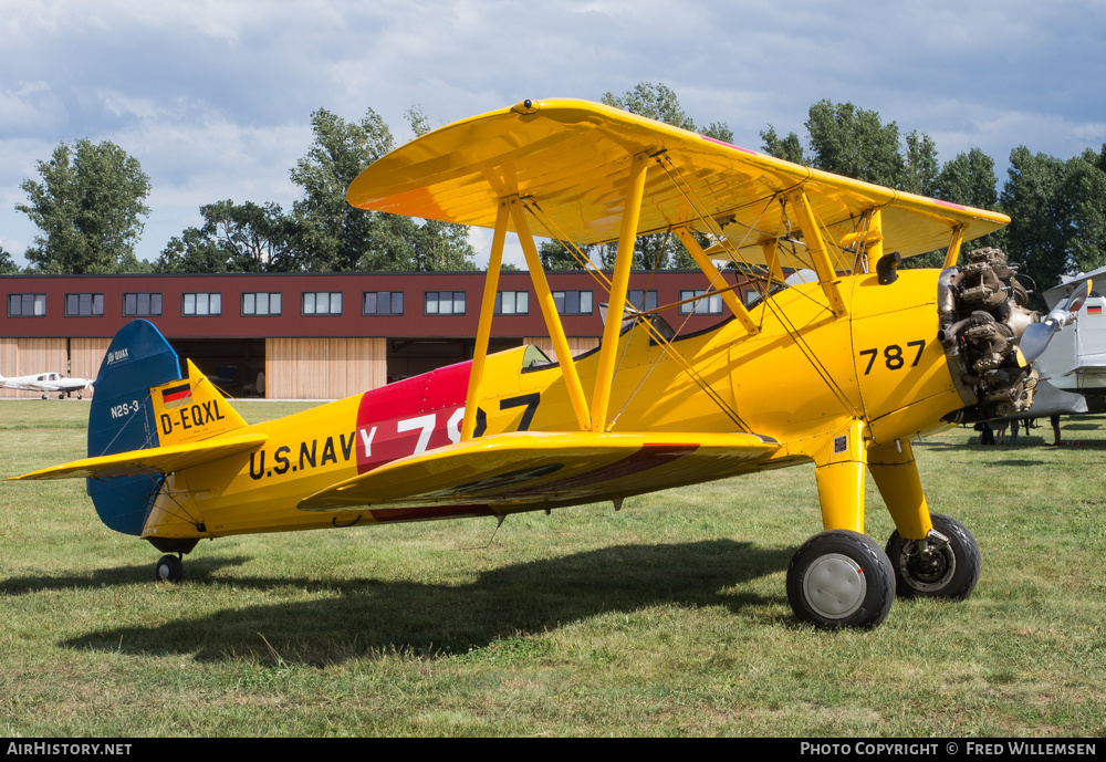 Aircraft Photo of D-EQXL | Stearman PT-17 Kaydet (A75N1) | Quax | USA - Navy | AirHistory.net #382511