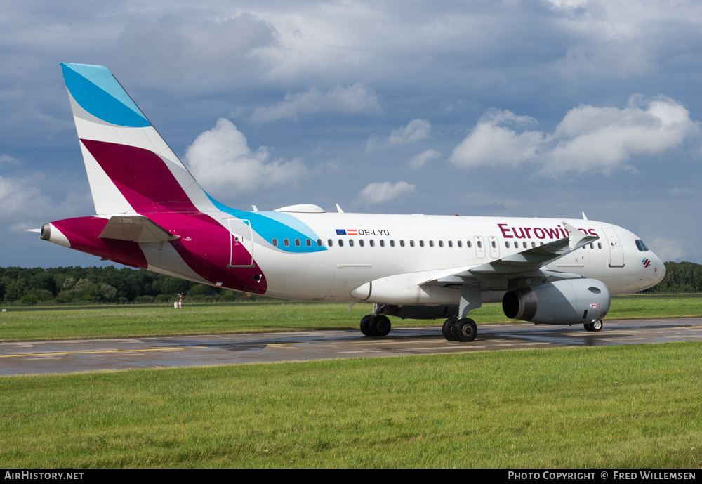 Aircraft Photo of OE-LYU | Airbus A319-132 | Eurowings | AirHistory.net #382519