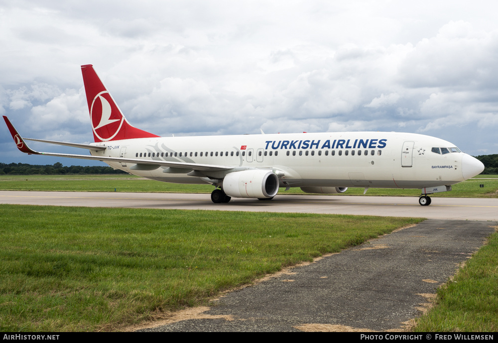 Aircraft Photo of TC-JVK | Boeing 737-8F2 | Turkish Airlines | AirHistory.net #382522