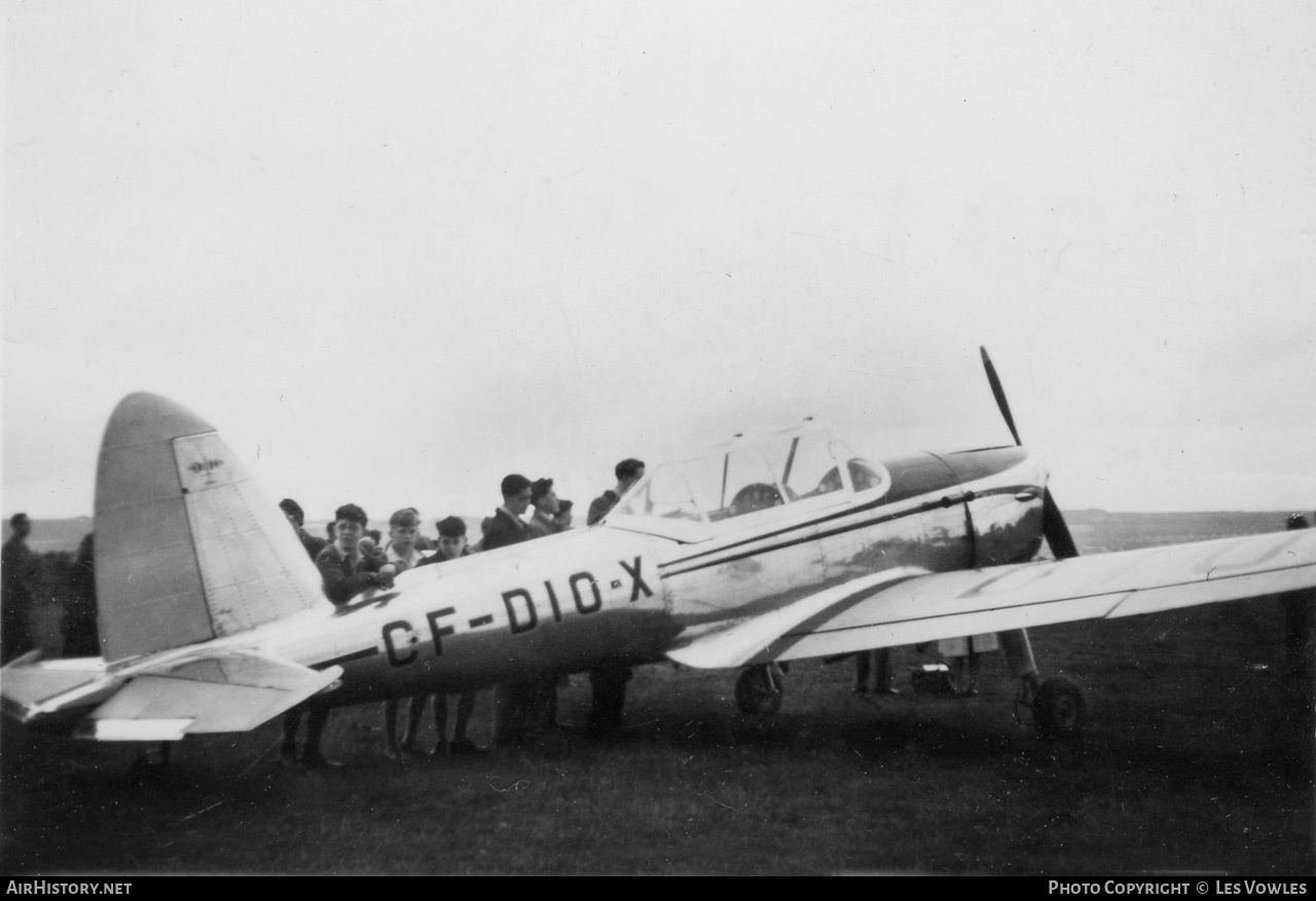 Aircraft Photo of CF-DIO-X | De Havilland Canada DHC-1A-1 Chipmunk | De Havilland | AirHistory.net #382535