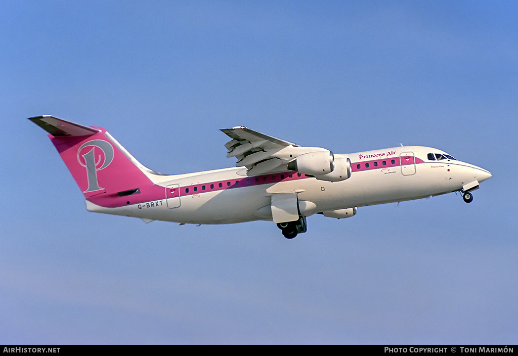 Aircraft Photo of G-BRXT | British Aerospace BAe-146-200A | Princess Air | AirHistory.net #382543