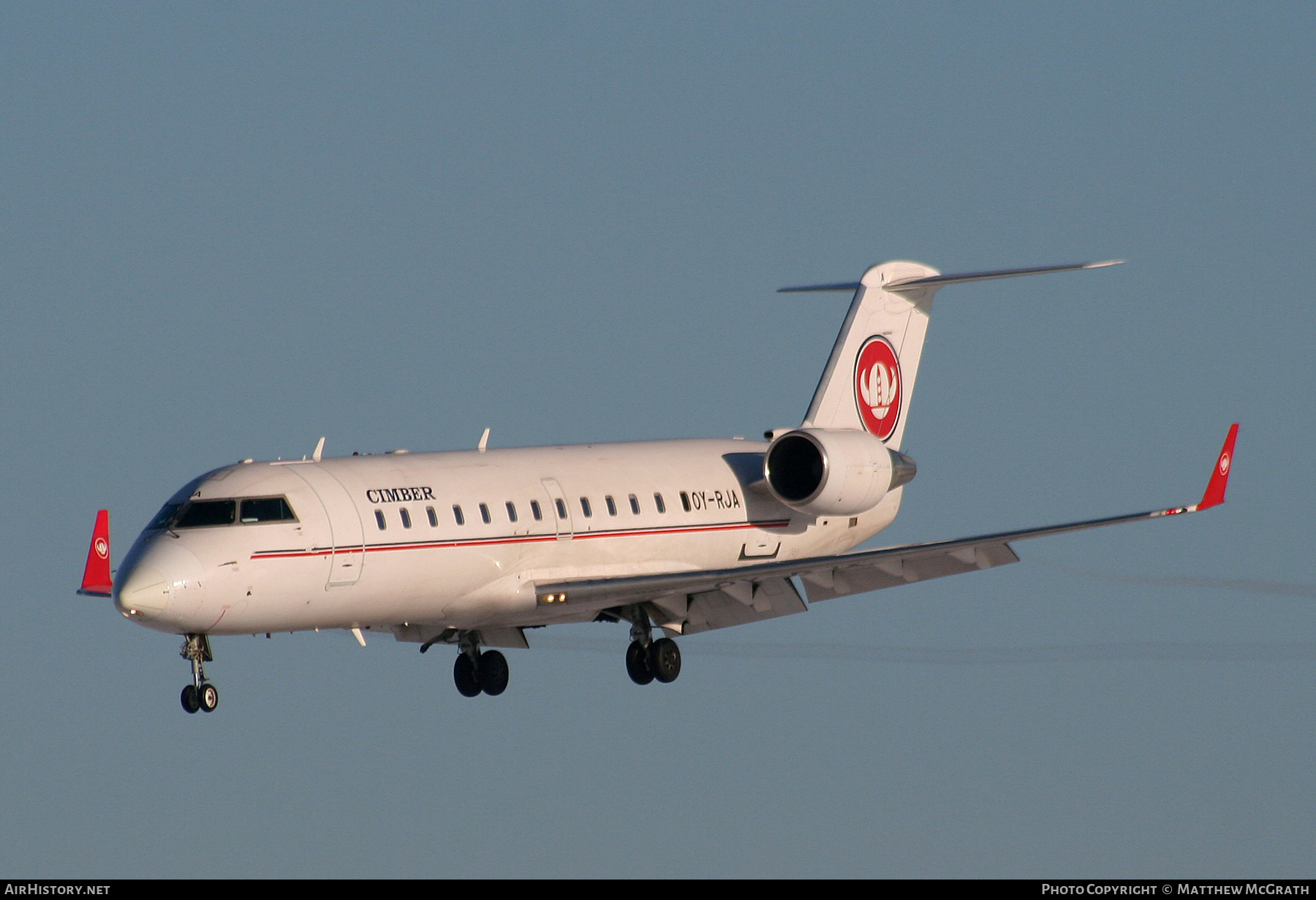 Aircraft Photo of OY-RJA | Bombardier CRJ-200LR (CL-600-2B19) | Cimber Air | AirHistory.net #382552