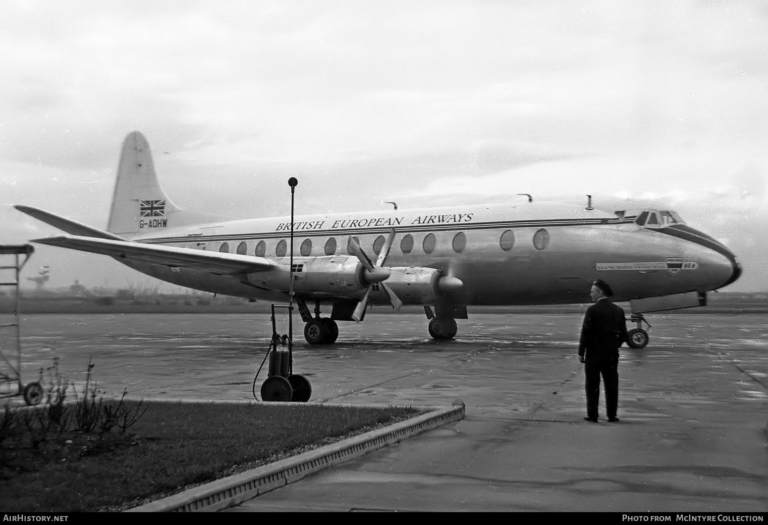 Aircraft Photo of G-AOHW | Vickers 802 Viscount | BEA - British European Airways | AirHistory.net #382557