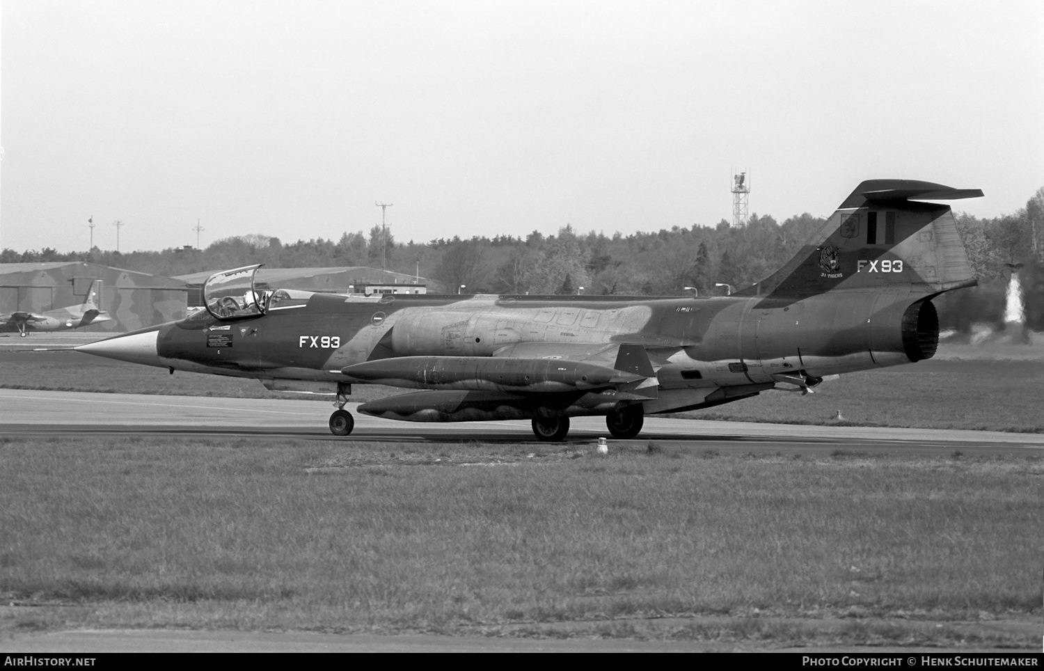 Aircraft Photo of FX93 | Lockheed F-104G Starfighter | Belgium - Air Force | AirHistory.net #382590