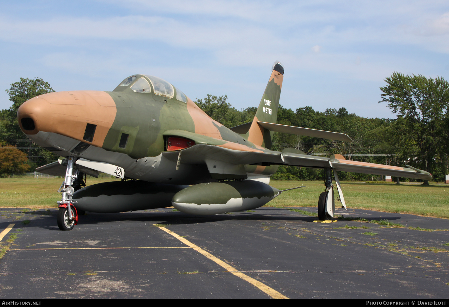 Aircraft Photo of 52-7421 / 0-27421 | Republic RF-84F Thunderflash | USA - Air Force | AirHistory.net #382612