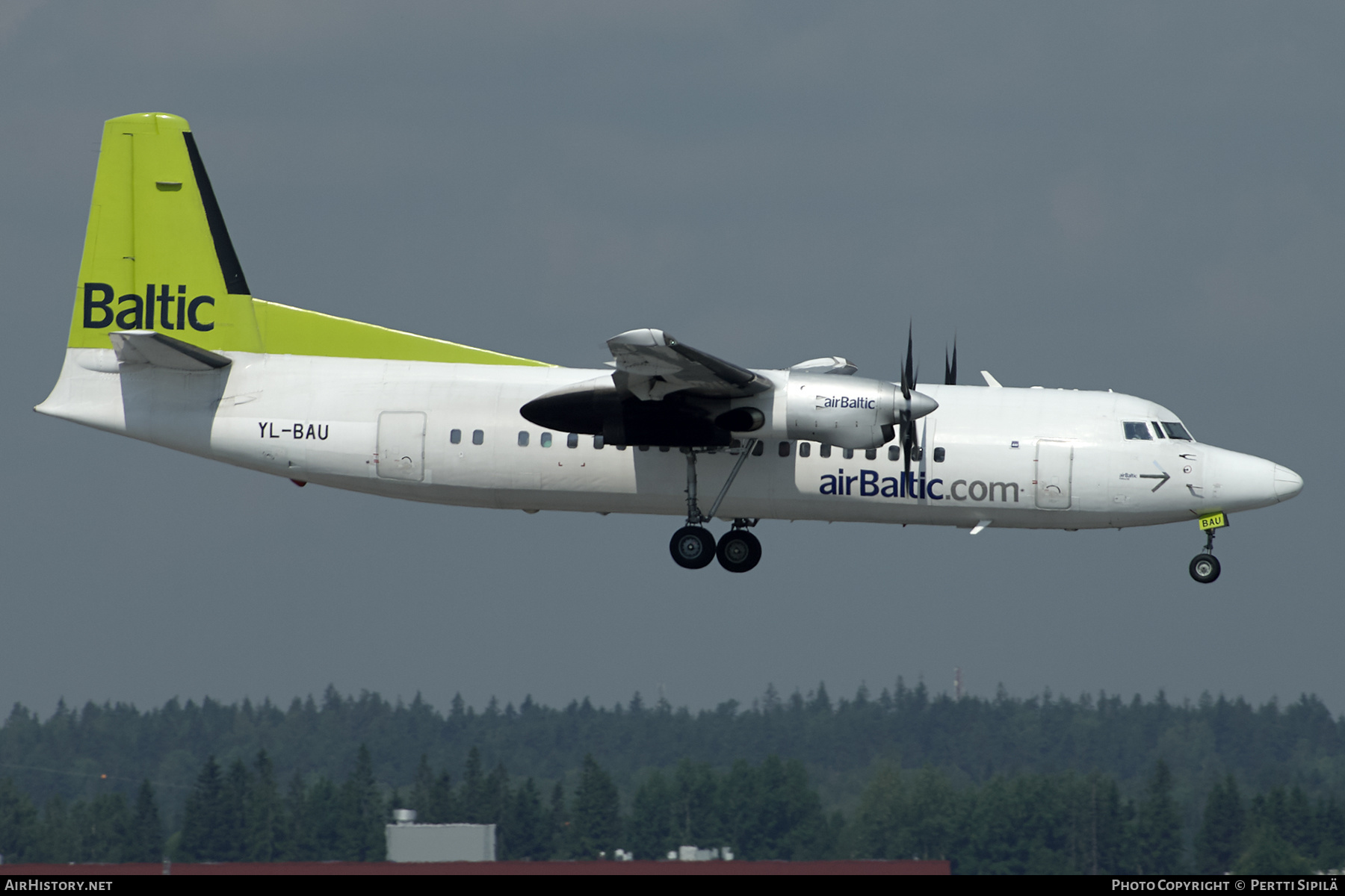 Aircraft Photo of YL-BAU | Fokker 50 | AirBaltic | AirHistory.net #382637