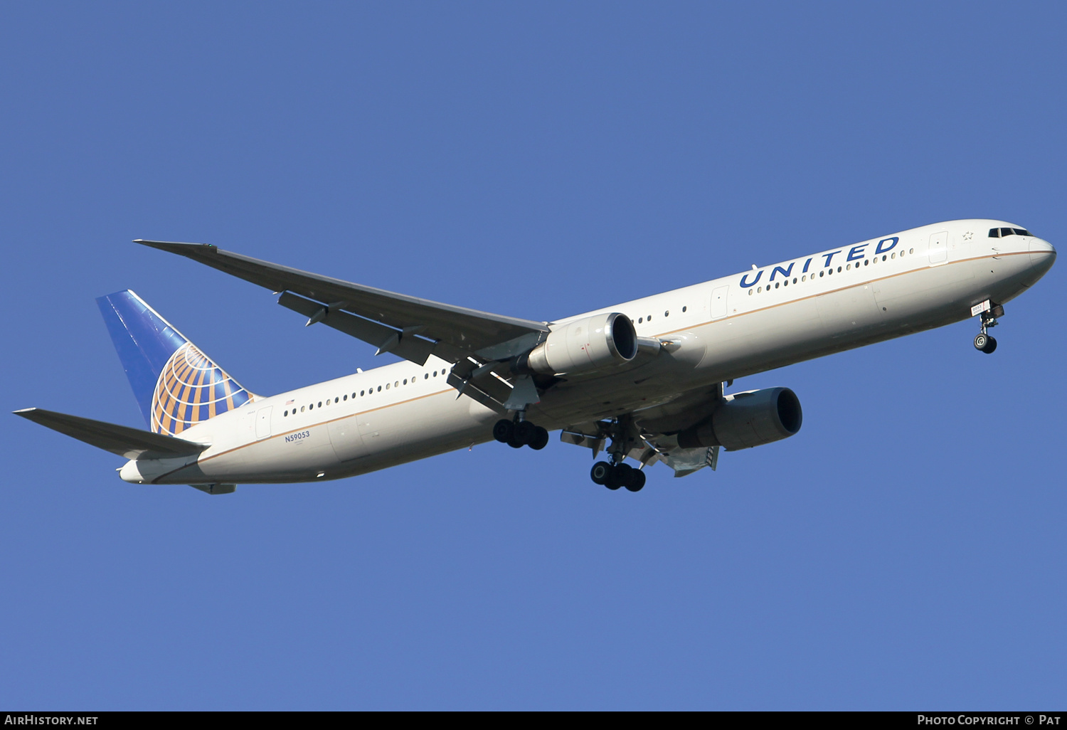 Aircraft Photo of N59053 | Boeing 767-424/ER | United Airlines | AirHistory.net #382678