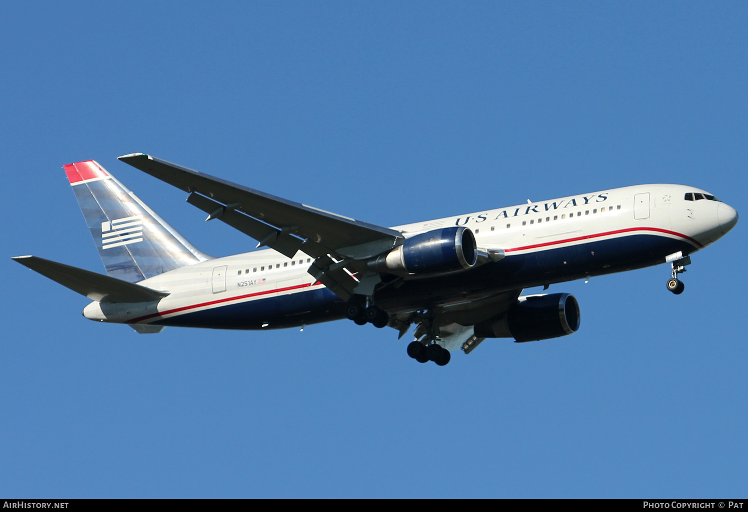 Aircraft Photo of N251AY | Boeing 767-2B7/ER | US Airways | AirHistory.net #382689