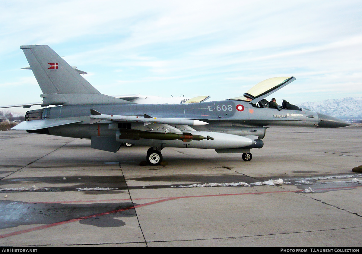 Aircraft Photo of E-608 | General Dynamics F-16AM Fighting Falcon | Denmark - Air Force | AirHistory.net #382708