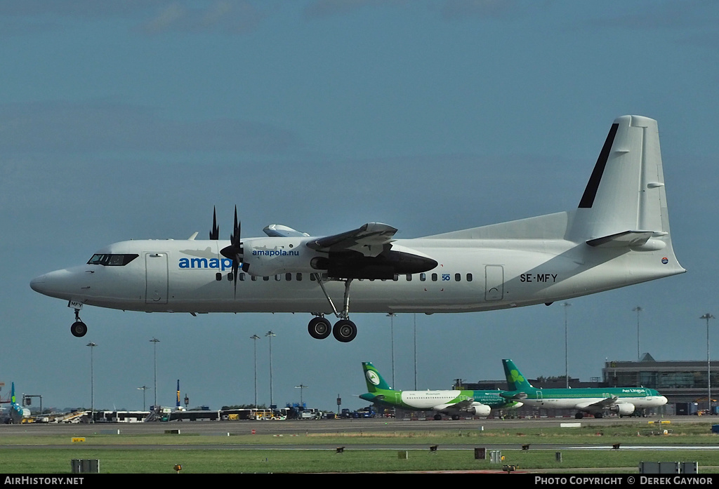 Aircraft Photo of SE-MFY | Fokker 50 | Amapola Flyg | AirHistory.net #382725