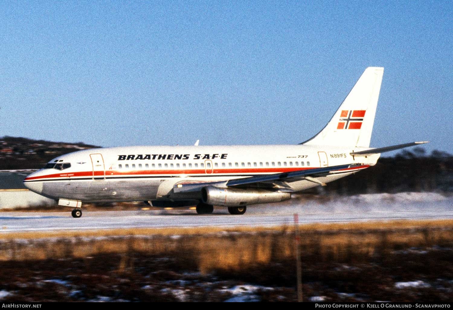 Aircraft Photo of N891FS | Boeing 737-205/Adv | Braathens SAFE | AirHistory.net #382737