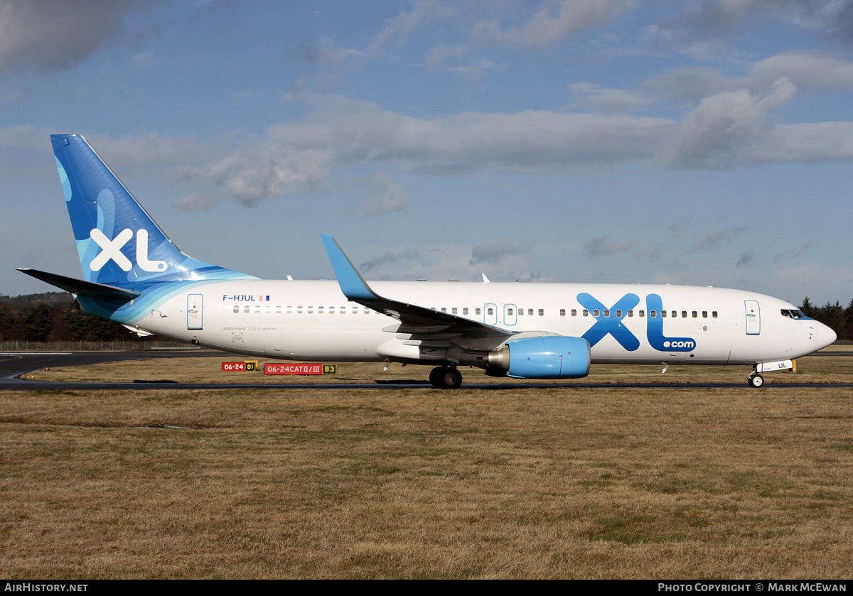 Aircraft Photo of F-HJUL | Boeing 737-8Q8 | XL Airways | AirHistory.net #382783