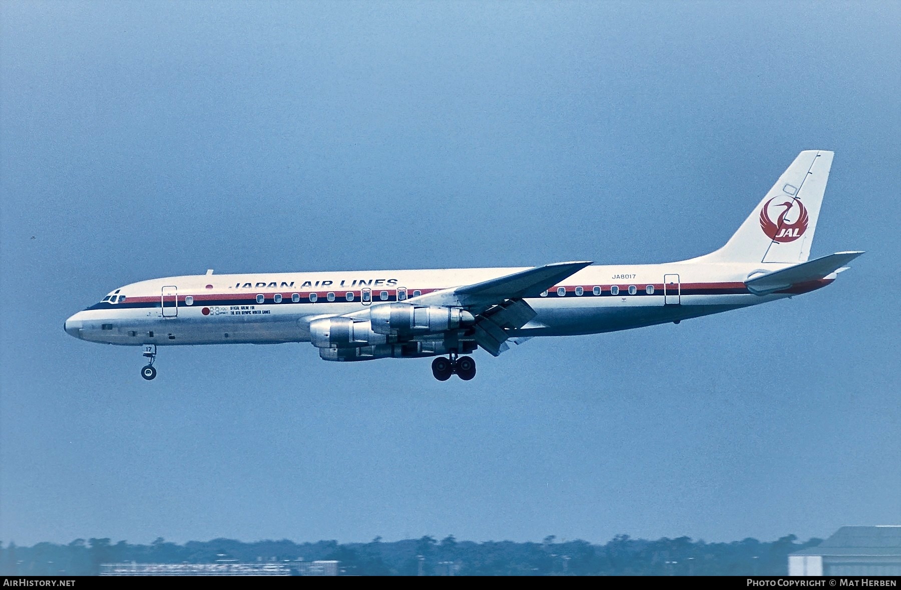 Aircraft Photo of JA8017 | Douglas DC-8-55 | Japan Air Lines - JAL | AirHistory.net #382805