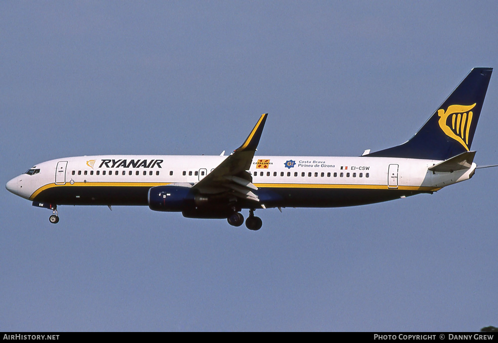 Aircraft Photo of EI-CSW | Boeing 737-8AS | Ryanair | AirHistory.net #382817