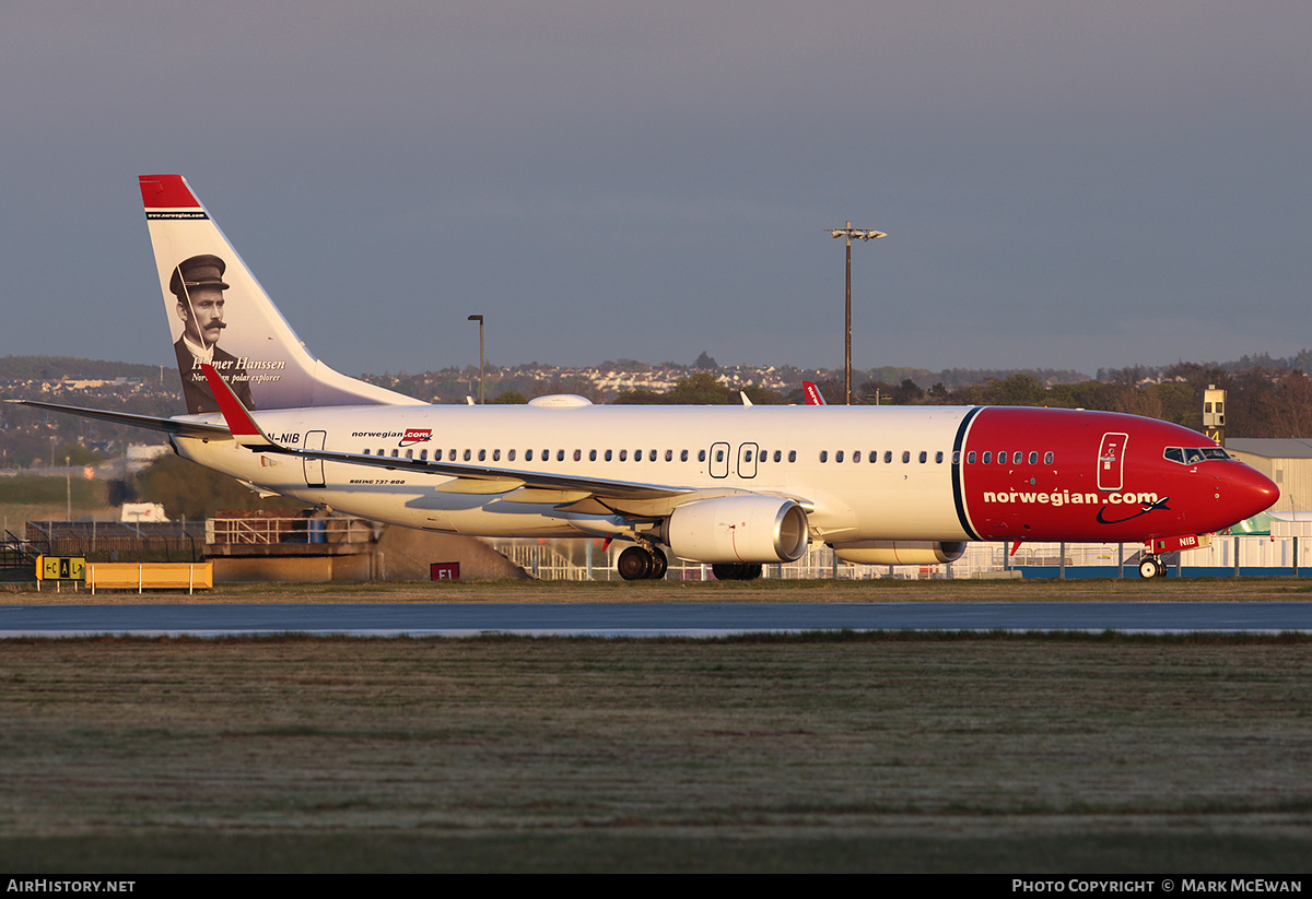 Aircraft Photo of LN-NIB | Boeing 737-86J | Norwegian | AirHistory.net #382839