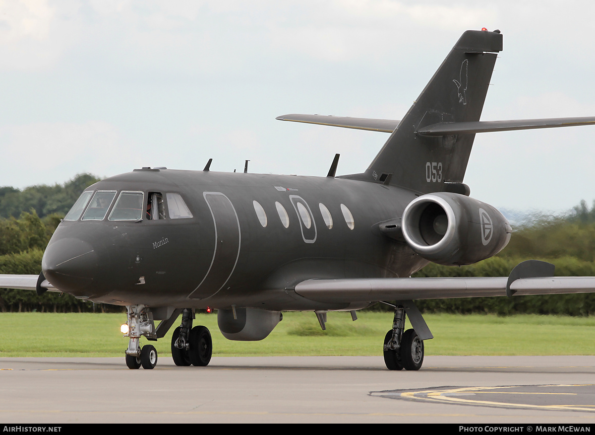 Aircraft Photo of 053 | Dassault Falcon 20ECM | Norway - Air Force | AirHistory.net #382844