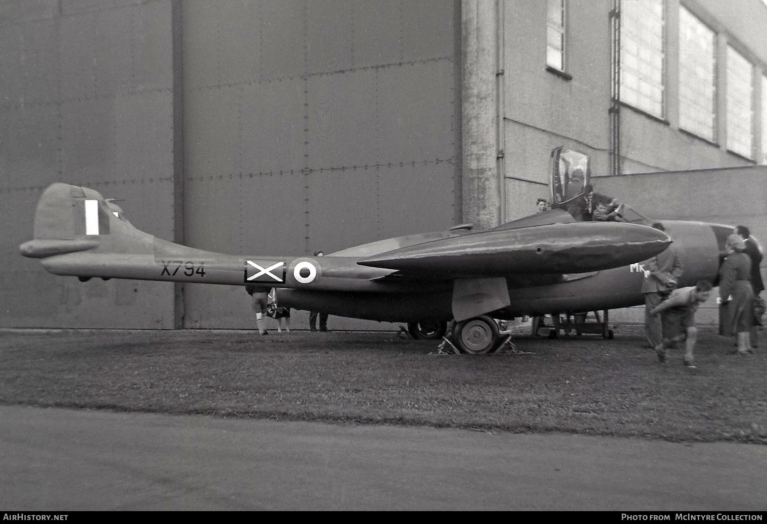Aircraft Photo of WX794 | De Havilland D.H. 112 Venom NF3 | UK - Air Force | AirHistory.net #382868