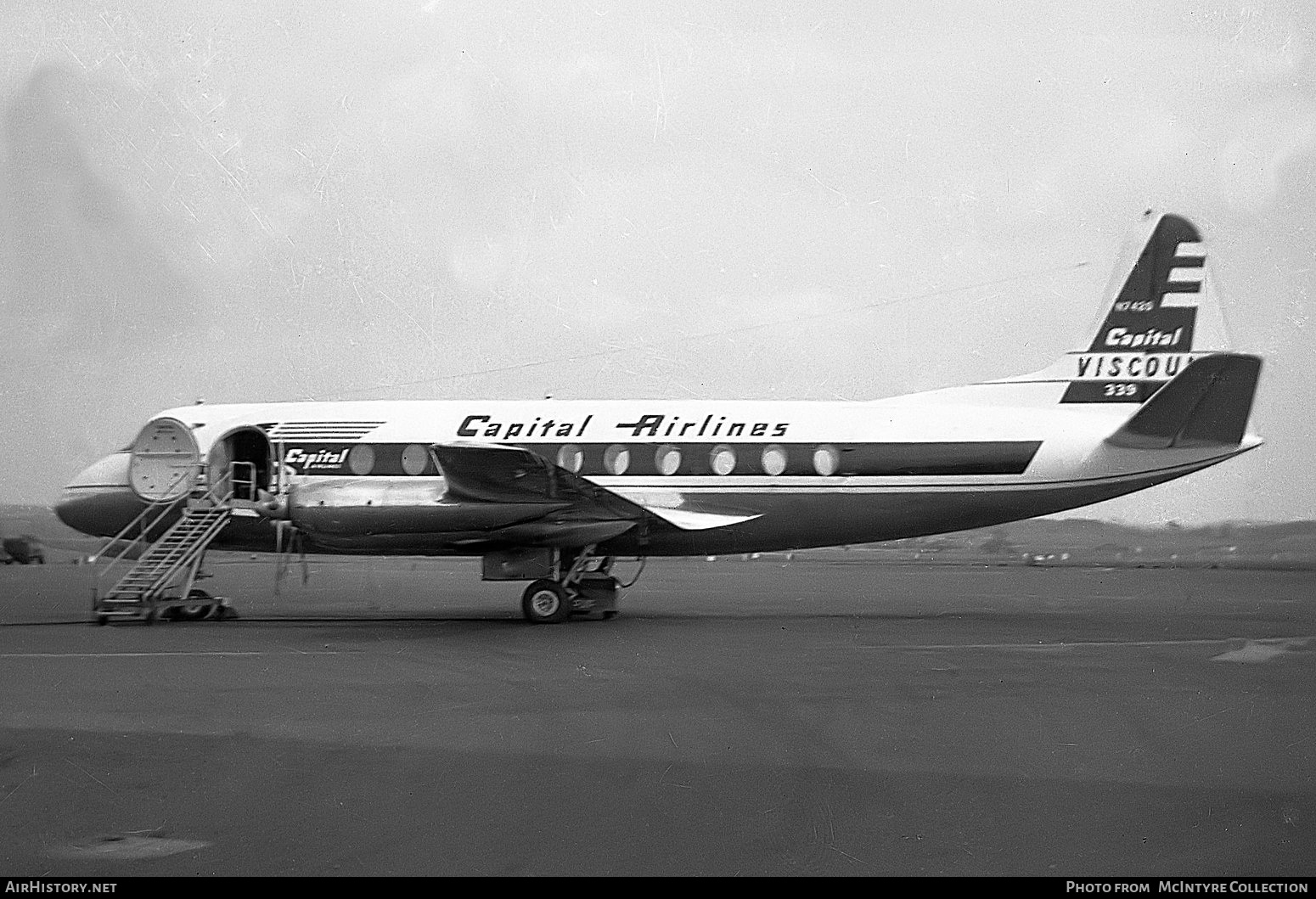 Aircraft Photo of N7420 | Vickers 745D Viscount | Capital Airlines | AirHistory.net #382870