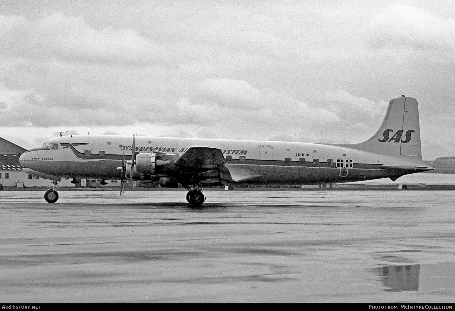 Aircraft Photo of SE-BDU | Douglas DC-6B | Scandinavian Airlines System - SAS | AirHistory.net #382872
