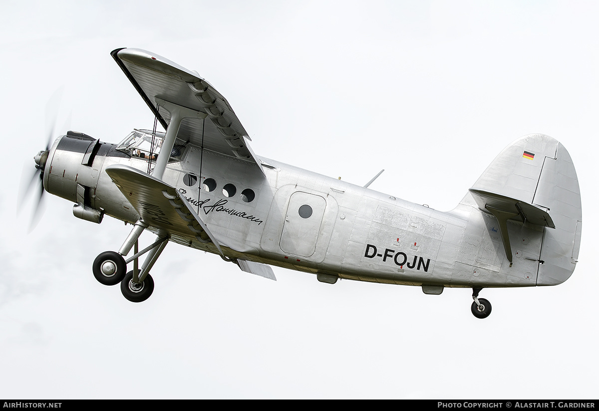 Aircraft Photo of D-FOJN | Antonov An-2T | AirHistory.net #382894