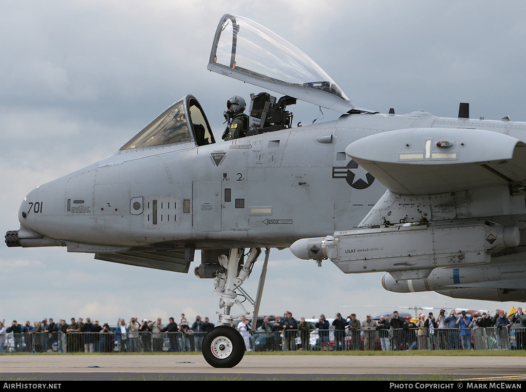Aircraft Photo of 78-0701 | Fairchild A-10A Thunderbolt II | USA - Air Force | AirHistory.net #382904