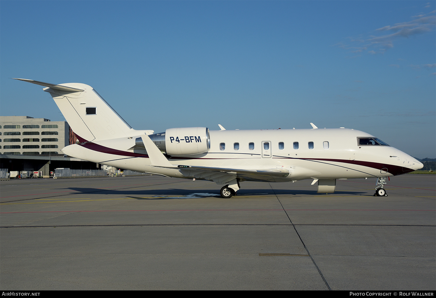 Aircraft Photo of P4-BFM | Bombardier Challenger 605 (CL-600-2B16) | AirHistory.net #382918