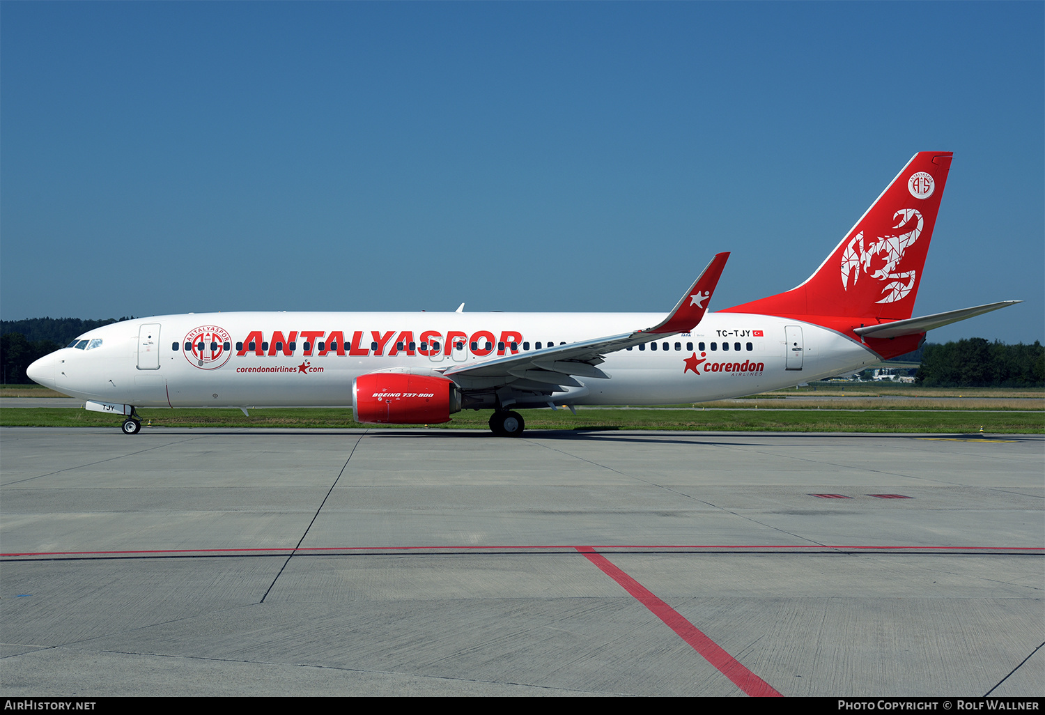 Aircraft Photo of TC-TJY | Boeing 737-8AS | Corendon Airlines | AirHistory.net #382921