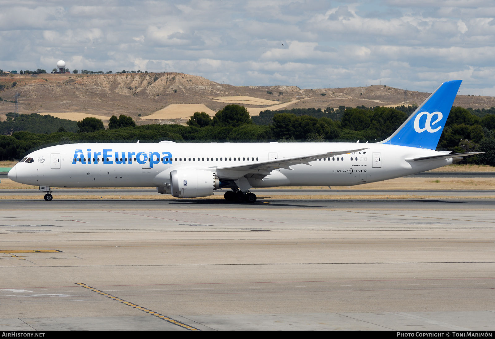 Aircraft Photo of EC-NBM | Boeing 787-9 Dreamliner | Air Europa | AirHistory.net #382930