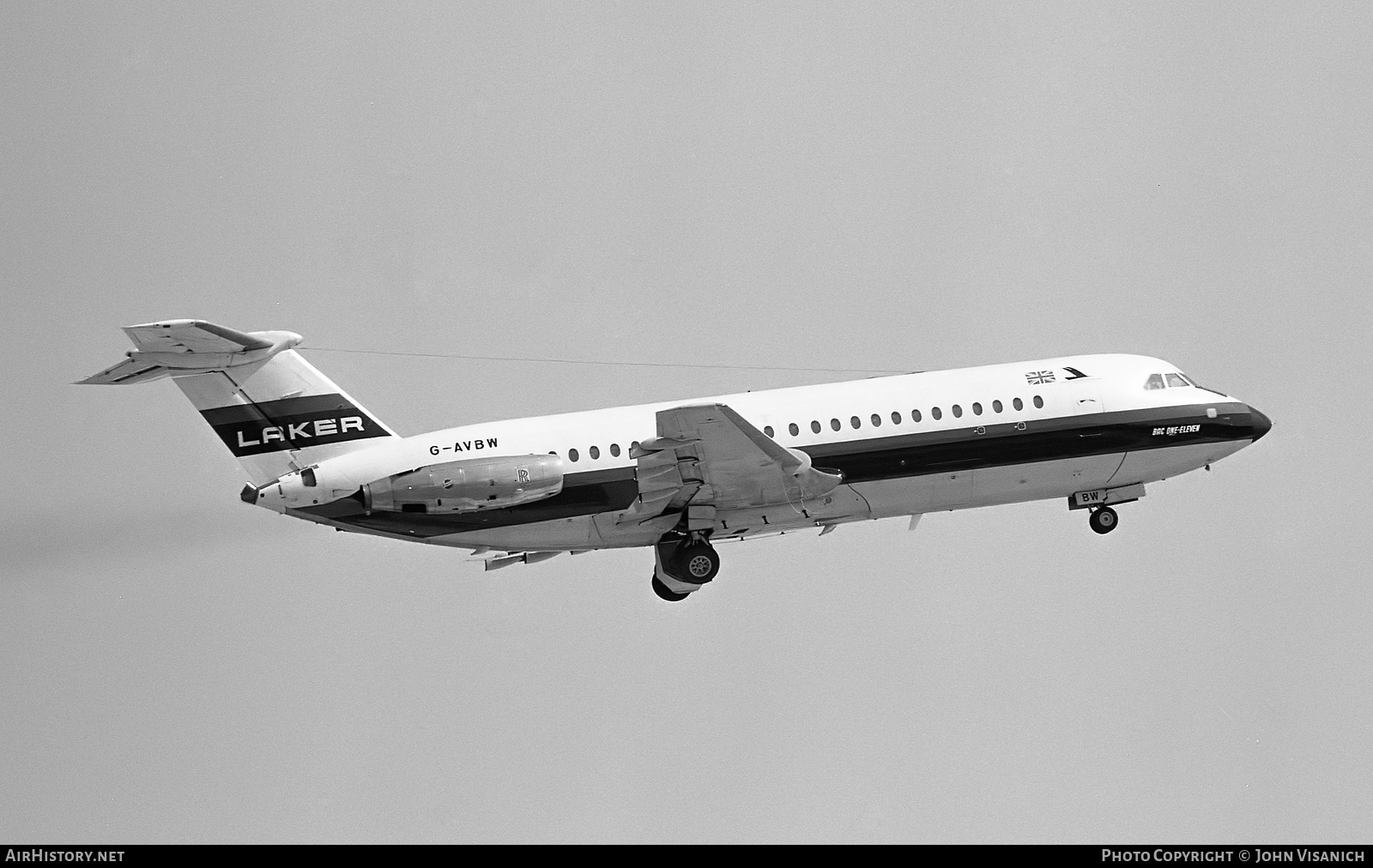 Aircraft Photo of G-AVBW | BAC 111-320AZ One-Eleven | Laker Airways | AirHistory.net #382954