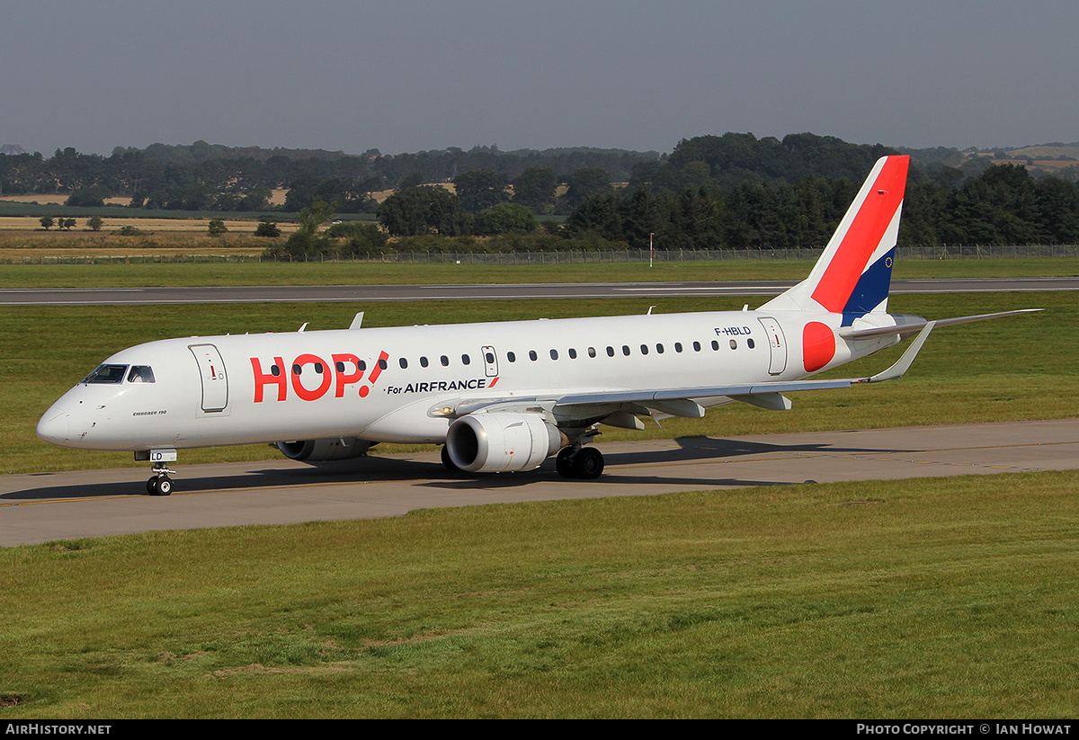 Aircraft Photo of F-HBLD | Embraer 190LR (ERJ-190-100LR) | Hop! | AirHistory.net #382978