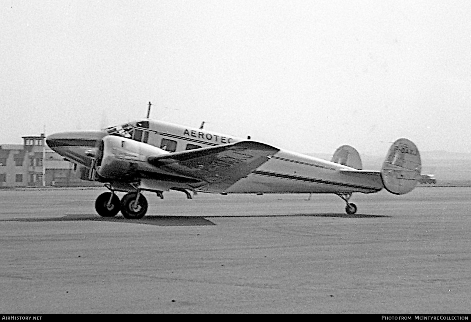 Aircraft Photo of F-OAXJ | Beech E18S | Aerotec | AirHistory.net #382980