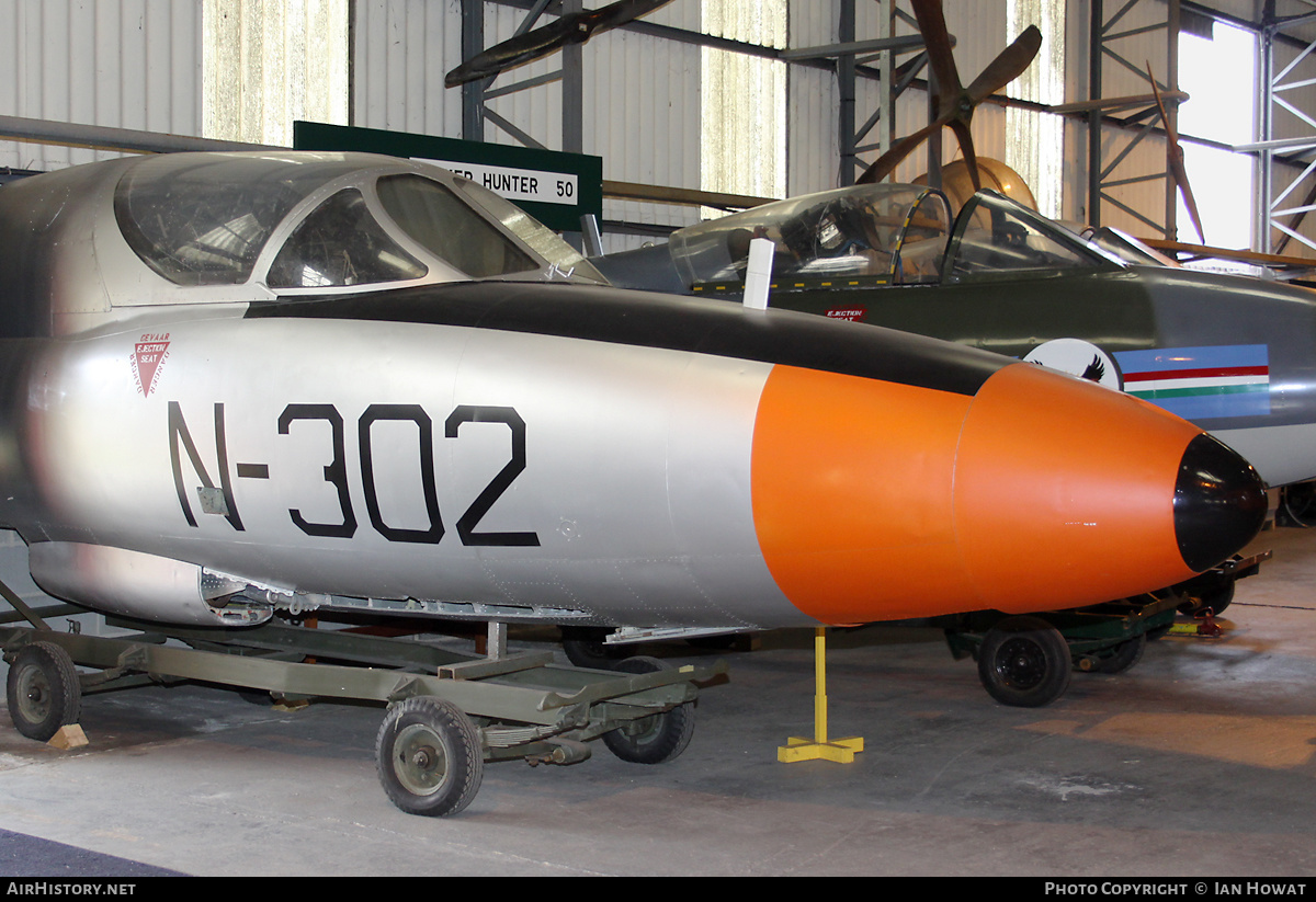 Aircraft Photo of N-302 | Hawker Hunter T53 | Netherlands - Air Force | AirHistory.net #382982