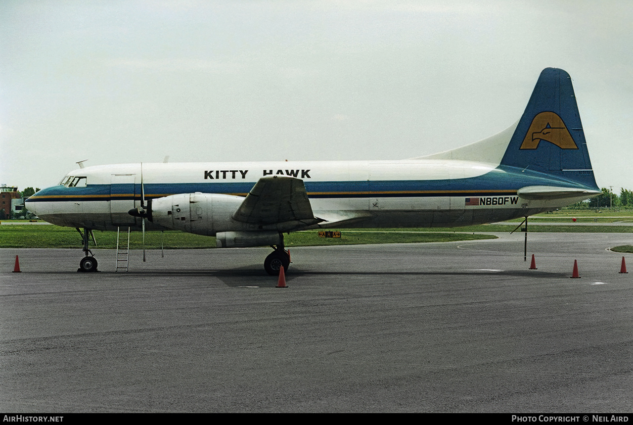 Aircraft Photo of N860FW | Convair 640/F | Kitty Hawk AirCargo - KHA | AirHistory.net #382984