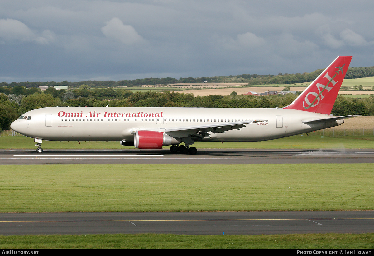 Aircraft Photo of N351AX | Boeing 767-33A/ER | Omni Air International - OAI | AirHistory.net #382995