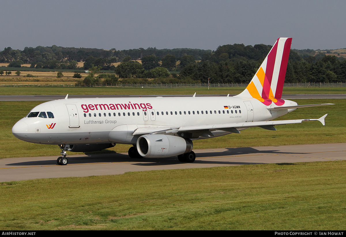 Aircraft Photo of D-AGWM | Airbus A319-132 | Germanwings | AirHistory.net #382996