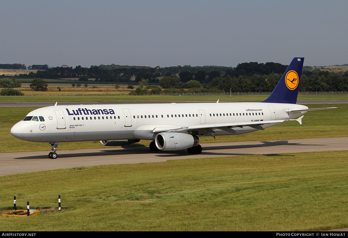 Aircraft Photo of D-AIRS | Airbus A321-131 | Lufthansa | AirHistory.net #382998