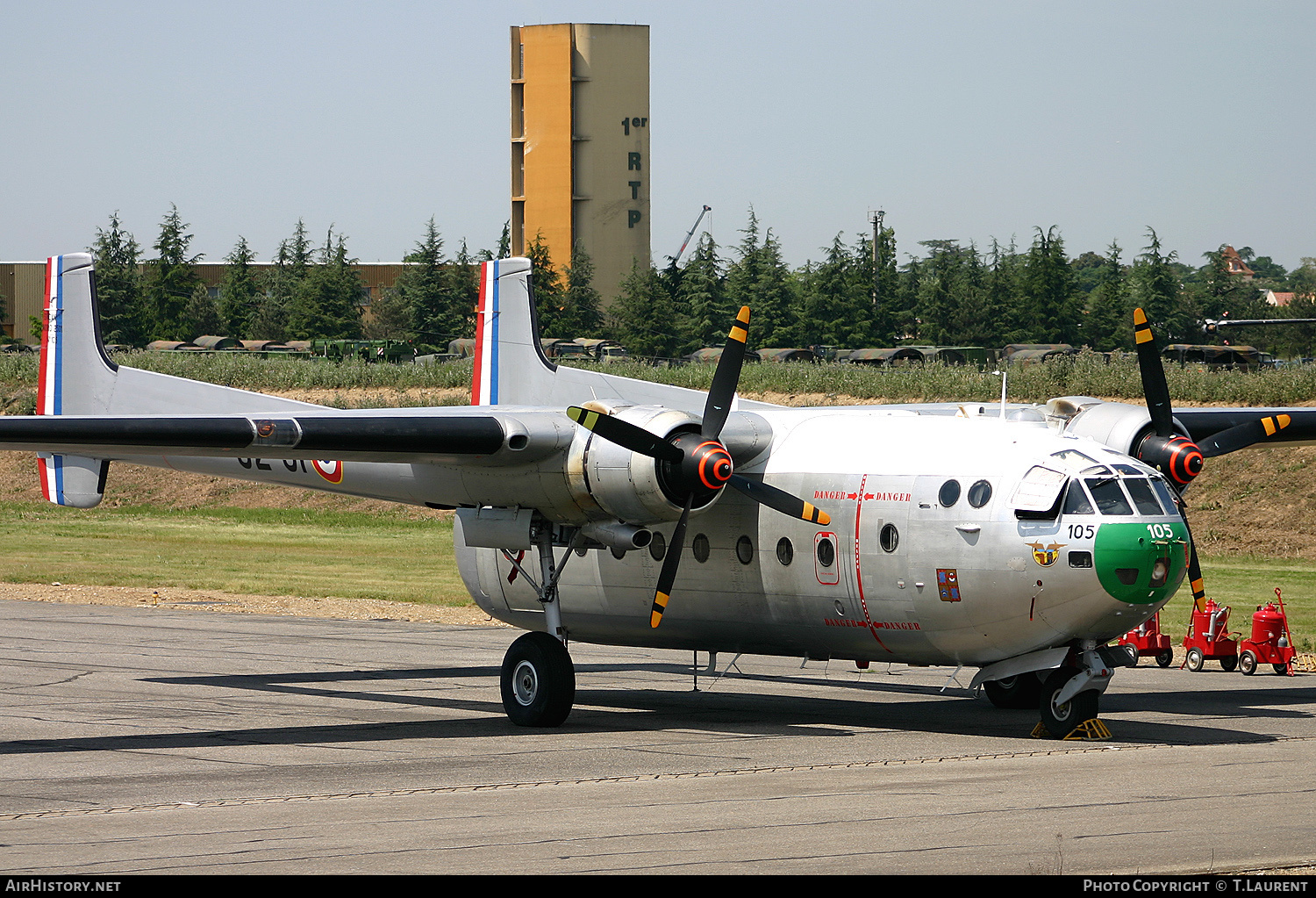 Aircraft Photo of F-AZVM / 105 | Nord 2501F-3 Noratlas | France - Air Force | AirHistory.net #382999