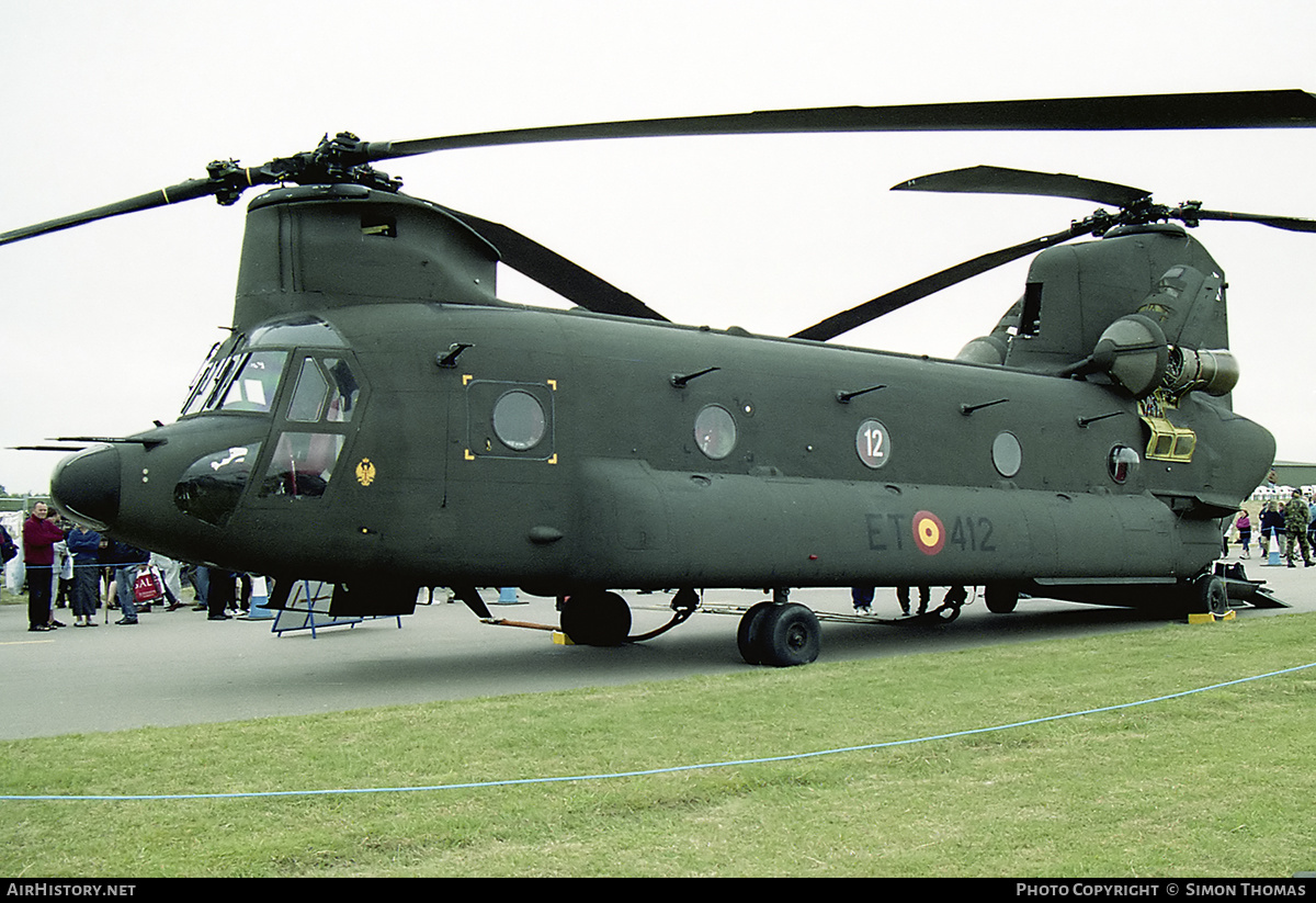 Aircraft Photo of HT17-12 | Boeing CH-47D Chinook (414) | Spain - Army | AirHistory.net #383027