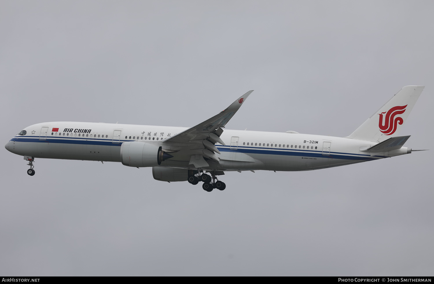 Aircraft Photo of B-321M | Airbus A350-941 | Air China | AirHistory.net #383034